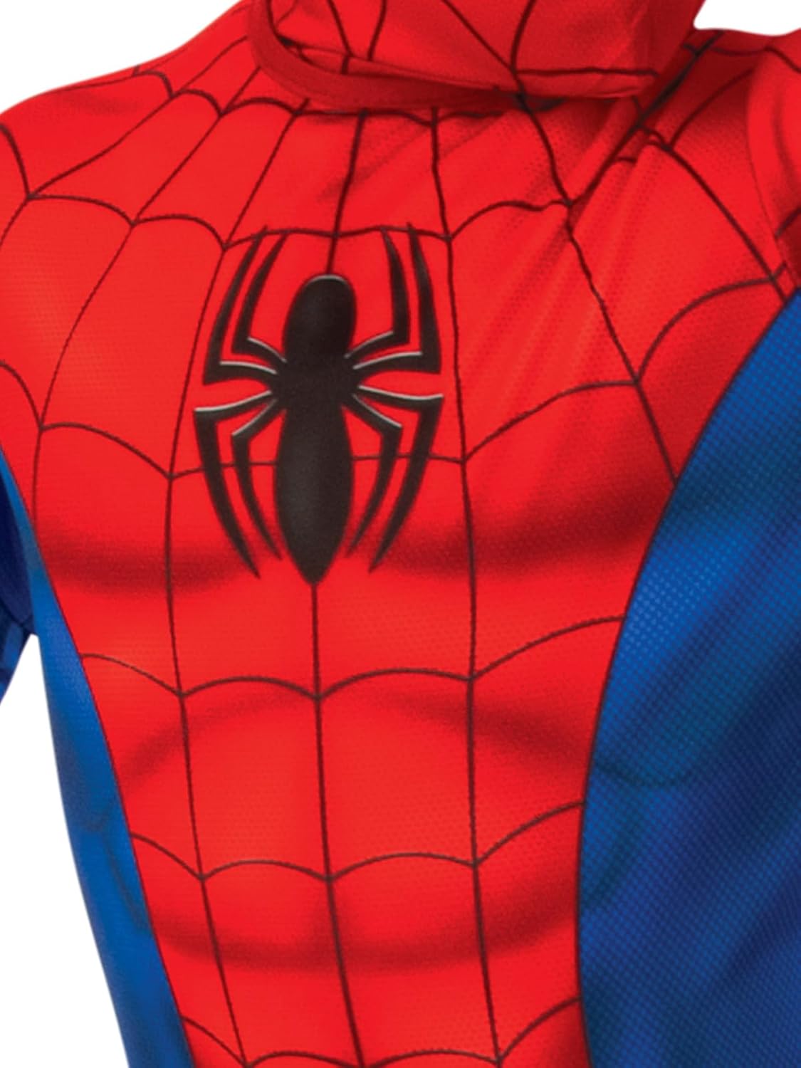Costume classique Spider-Man Marvel rouge/bleu, tailles S à Large (12-14) – Image 3
