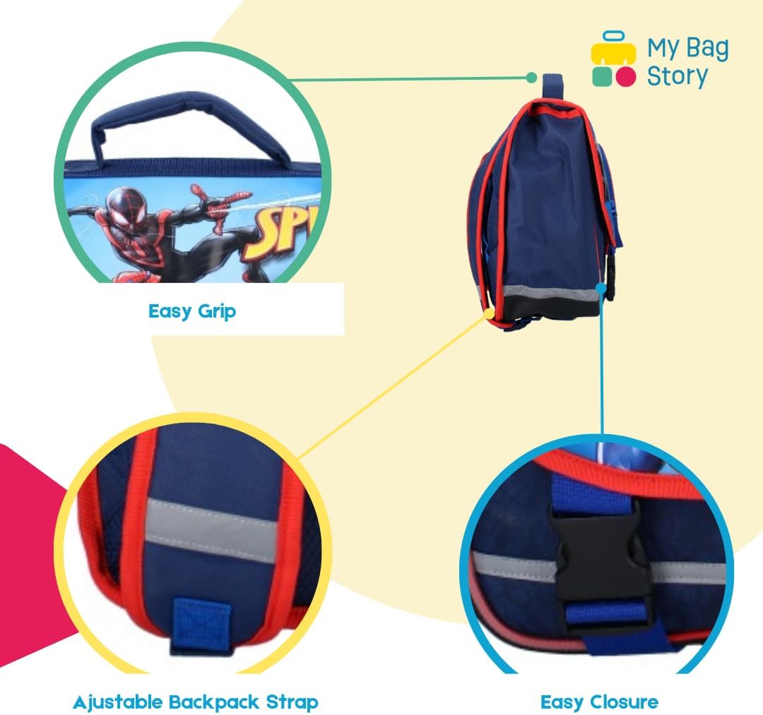 Cartable Spider-Man 37 cm à 2 compartiments pour l'école – Image 4