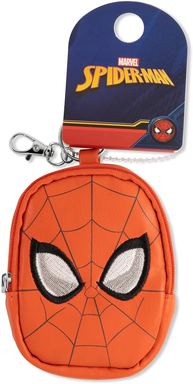 Porte-clés mini sac à dos Disney Marvel Spiderman rouge à ouverture zippée – Image 3