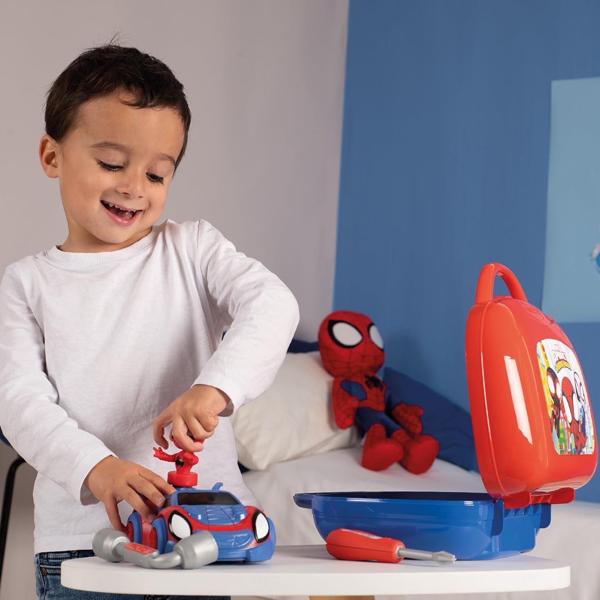 Mallette d'outils Spidey Miles Morales avec voiture à assembler – Image 4