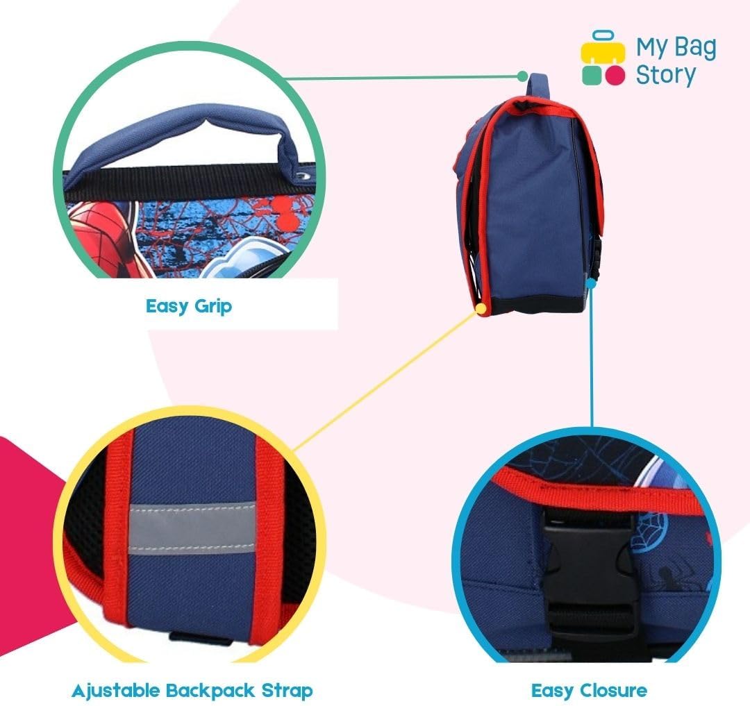 Cartable Spider-Man garçon 37 cm avec 2 compartiments – Image 4
