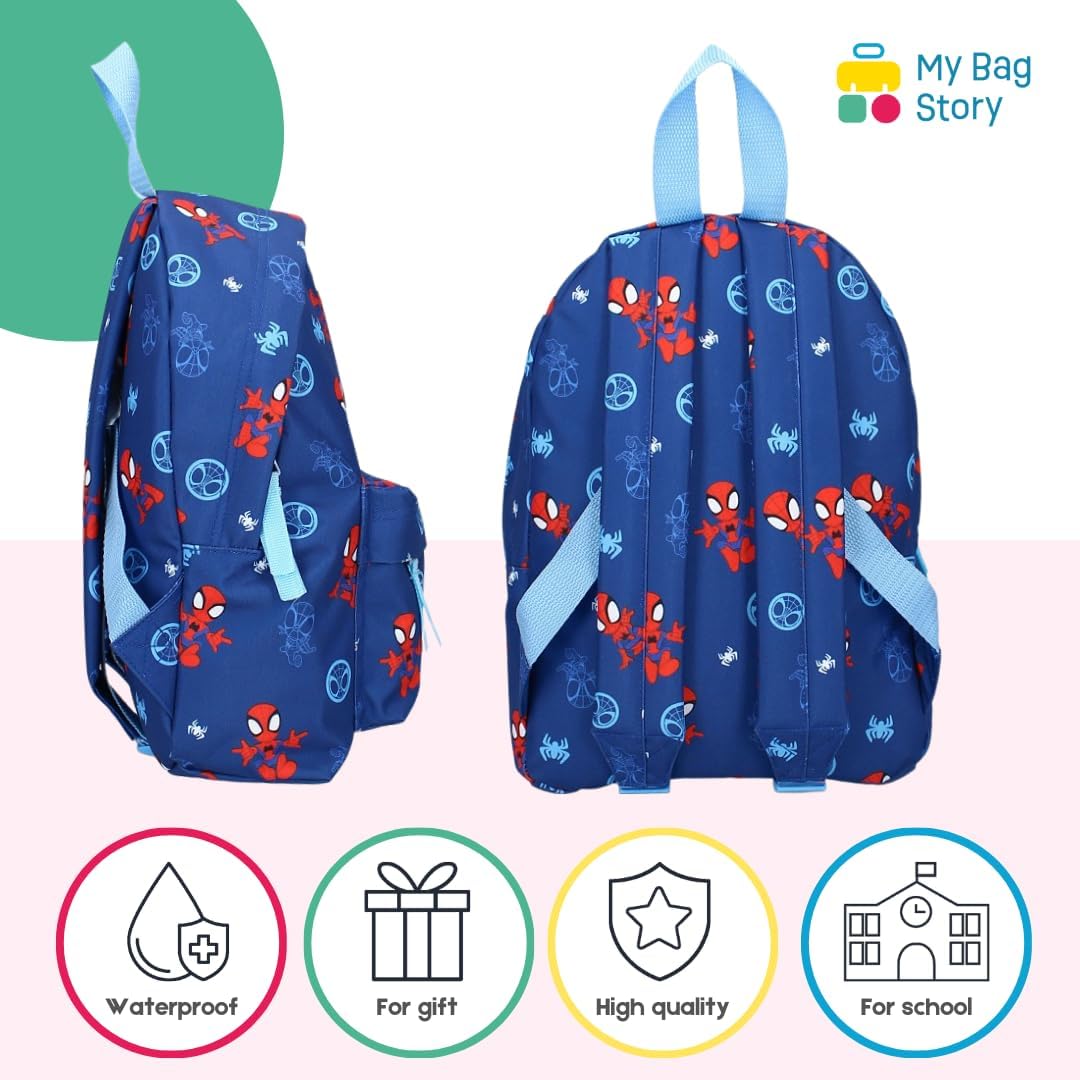 Sac à dos Spidey Spider-Man bleu 31 cm pour école et garderie – Image 5