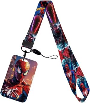 Tour de cou Spider-Man Marvel avec porte-badge rigide