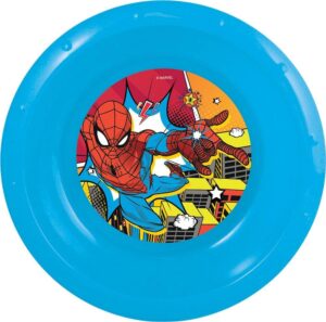 Bol enfant Marvel Spider-Man bleu en plastique alimentaire recyclable