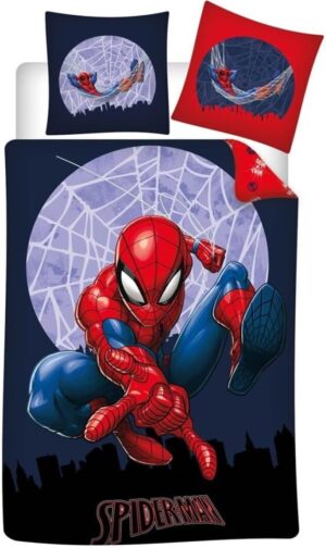 Parure de lit Marvel Spider-Man réversible en polycoton 140x200 cm