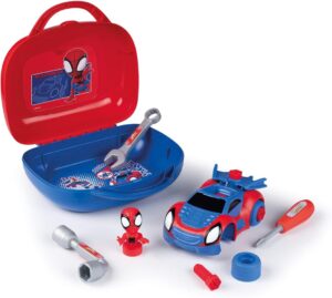 Mallette d'outils Spidey Miles Morales avec voiture à assembler
