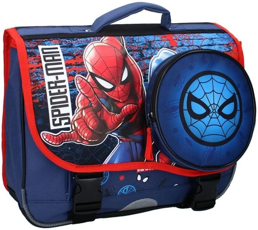 Cartable Spider-Man garçon 37 cm avec 2 compartiments