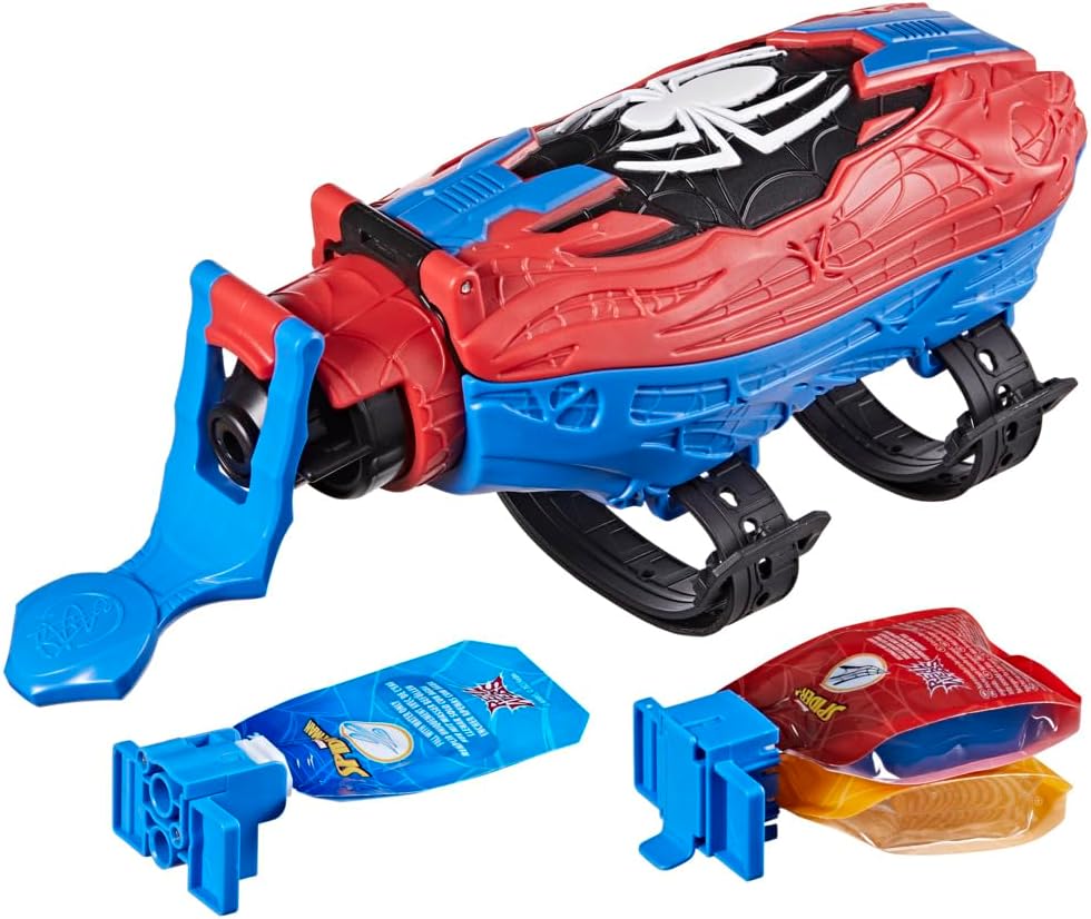 Spider-Man Marvel Real Webs, lance-toile et blaster 2-en-1 rouge et bleu – Image 2