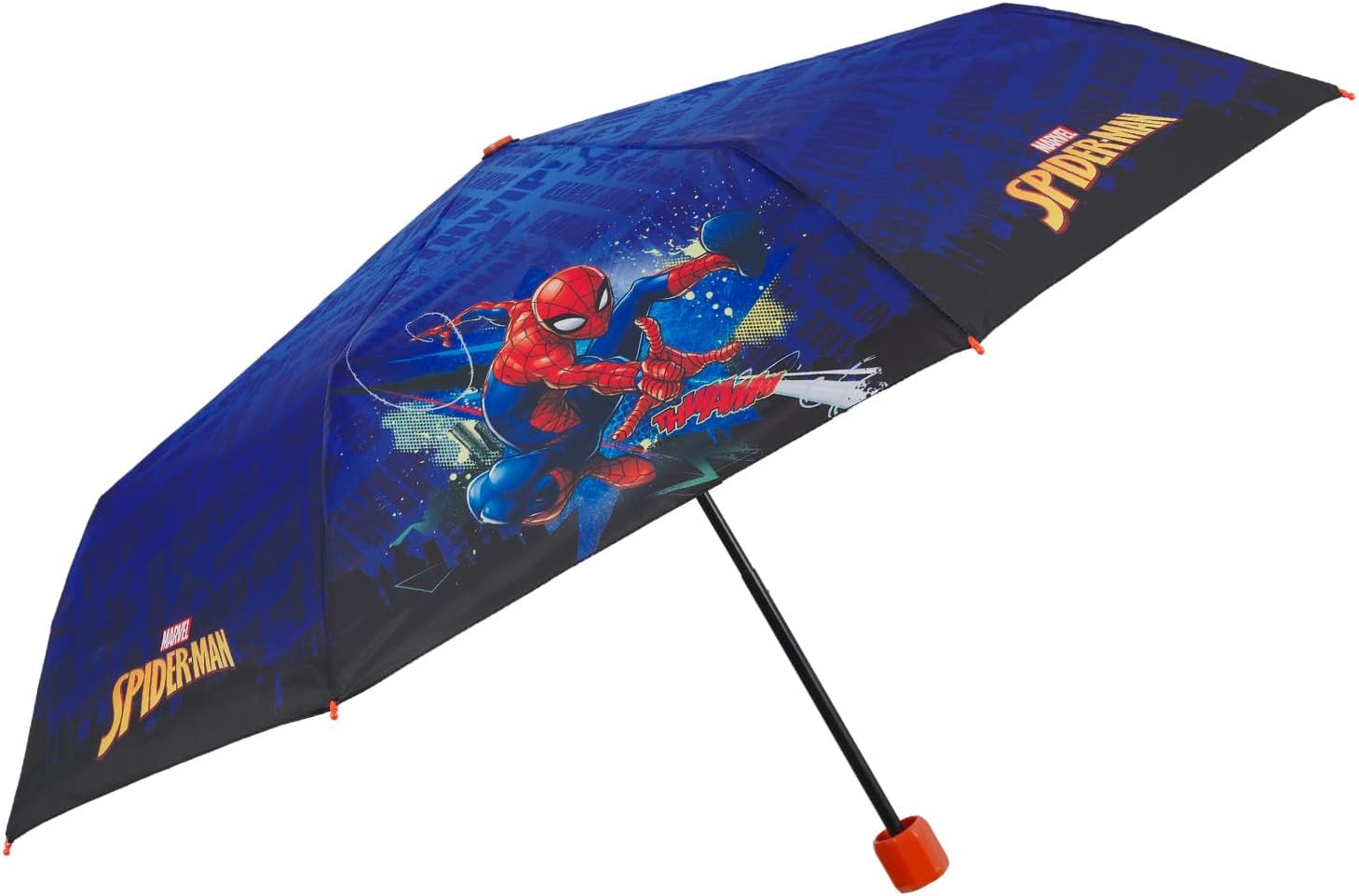 Parapluie pliant Marvel Spider-Man bleu enfant, diamètre 91 cm – Image 6