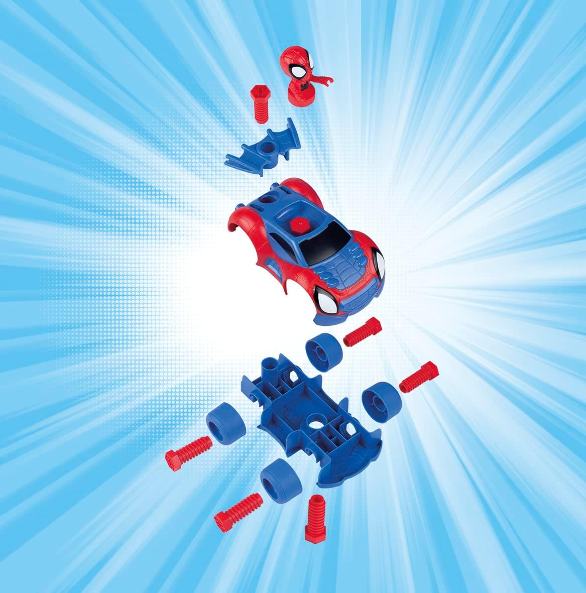 Mallette d'outils Spidey Miles Morales avec voiture à assembler – Image 6