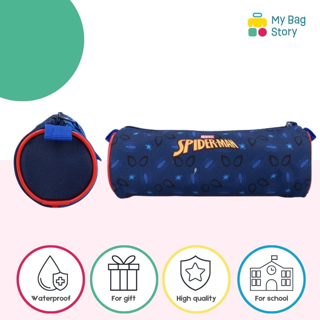 Trousse Spider-Man bleue 21 cm pour l'école – Image 3