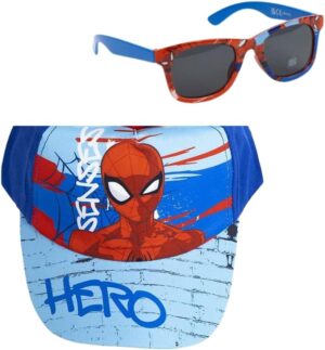 Ensemble Spider-Man avec casquette réglable et lunettes de soleil