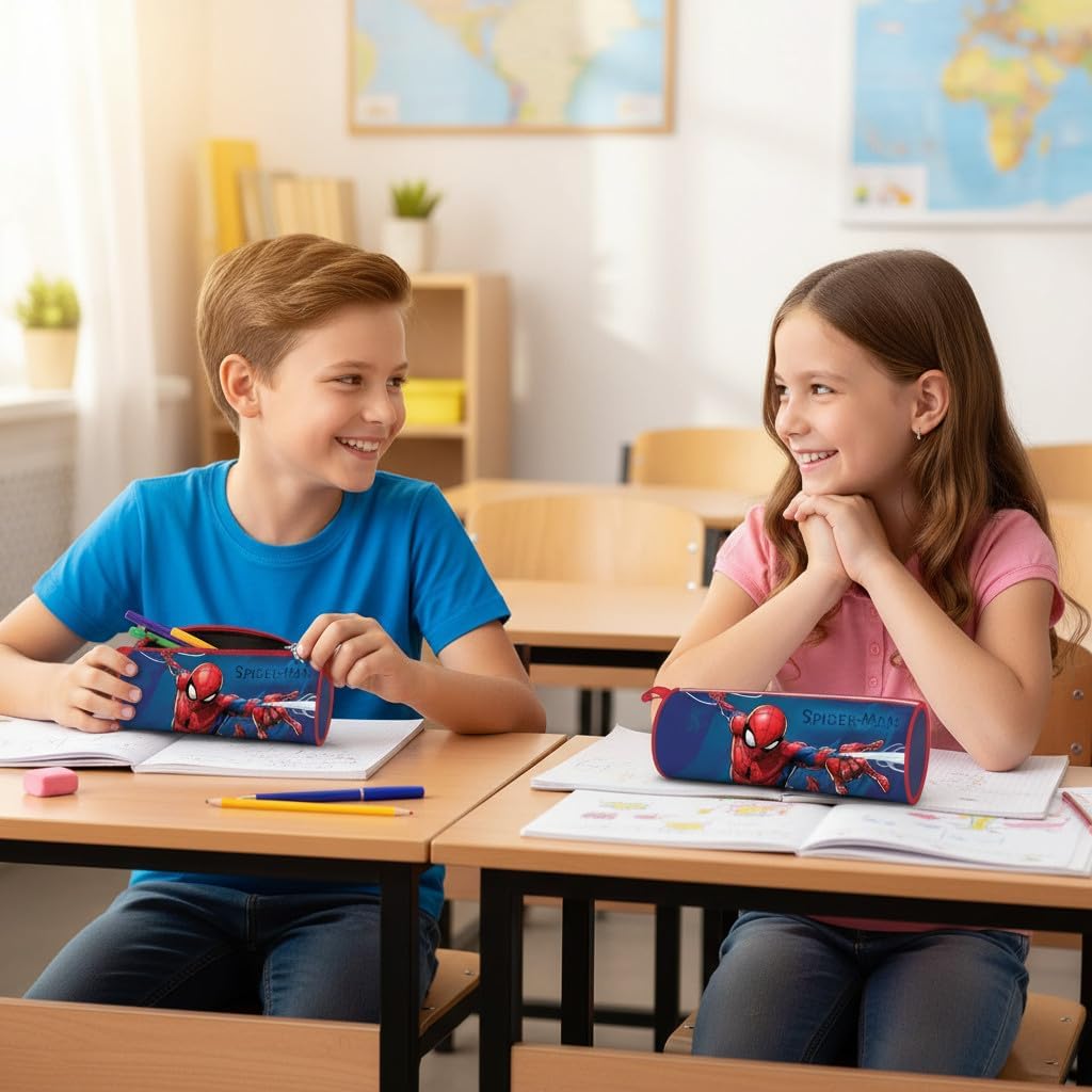 Trousse Spider-Man 23 x 8 x 8 cm pour école et crèche – Image 4