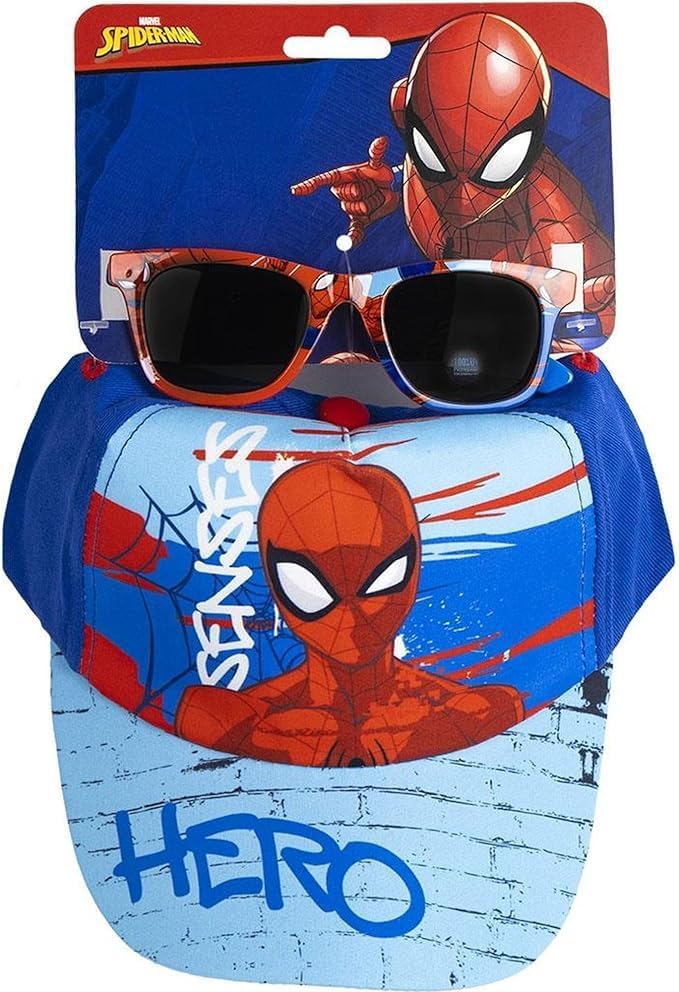 Ensemble Spider-Man avec casquette réglable et lunettes de soleil – Image 2