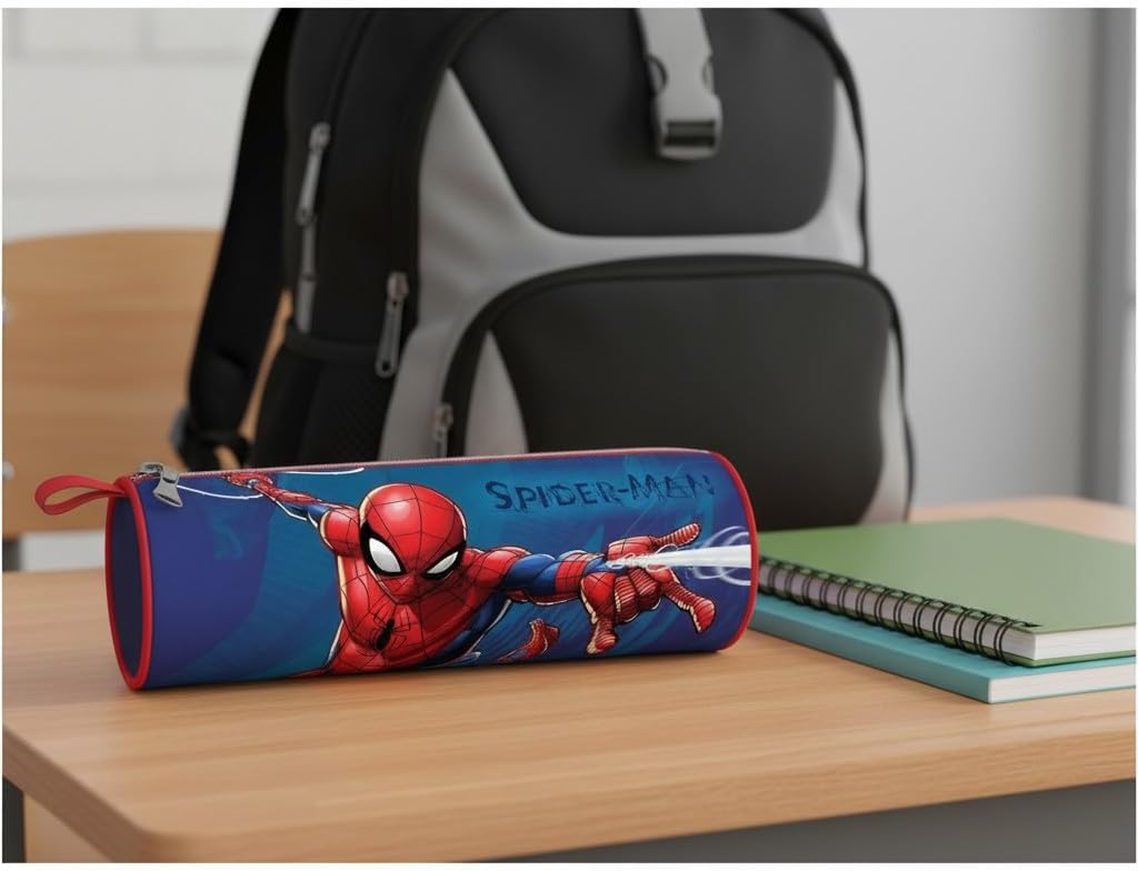Trousse Spider-Man 23 x 8 x 8 cm pour école et crèche – Image 3