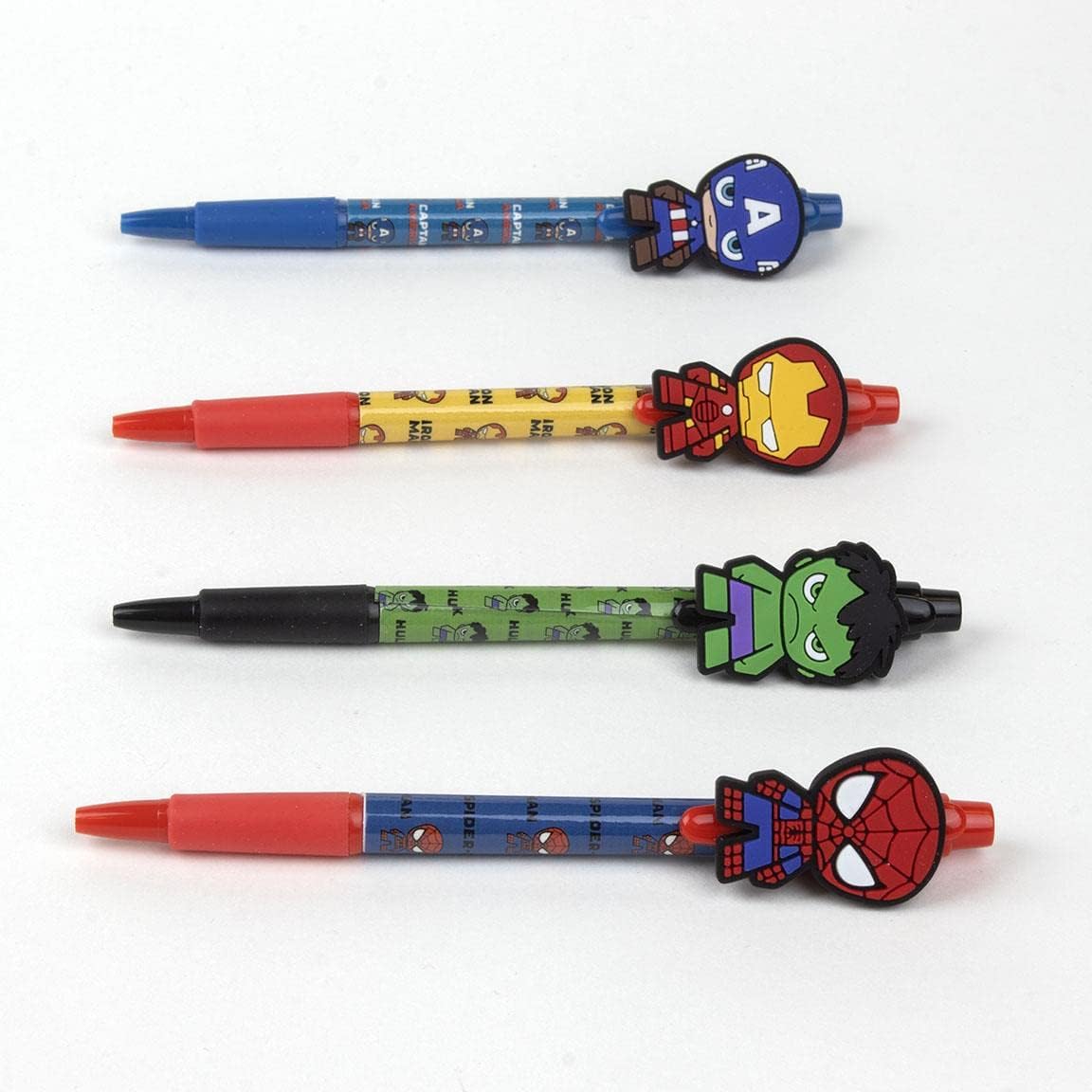 Lot Marvel de 4 stylos multicolores avec Spiderman – Image 2