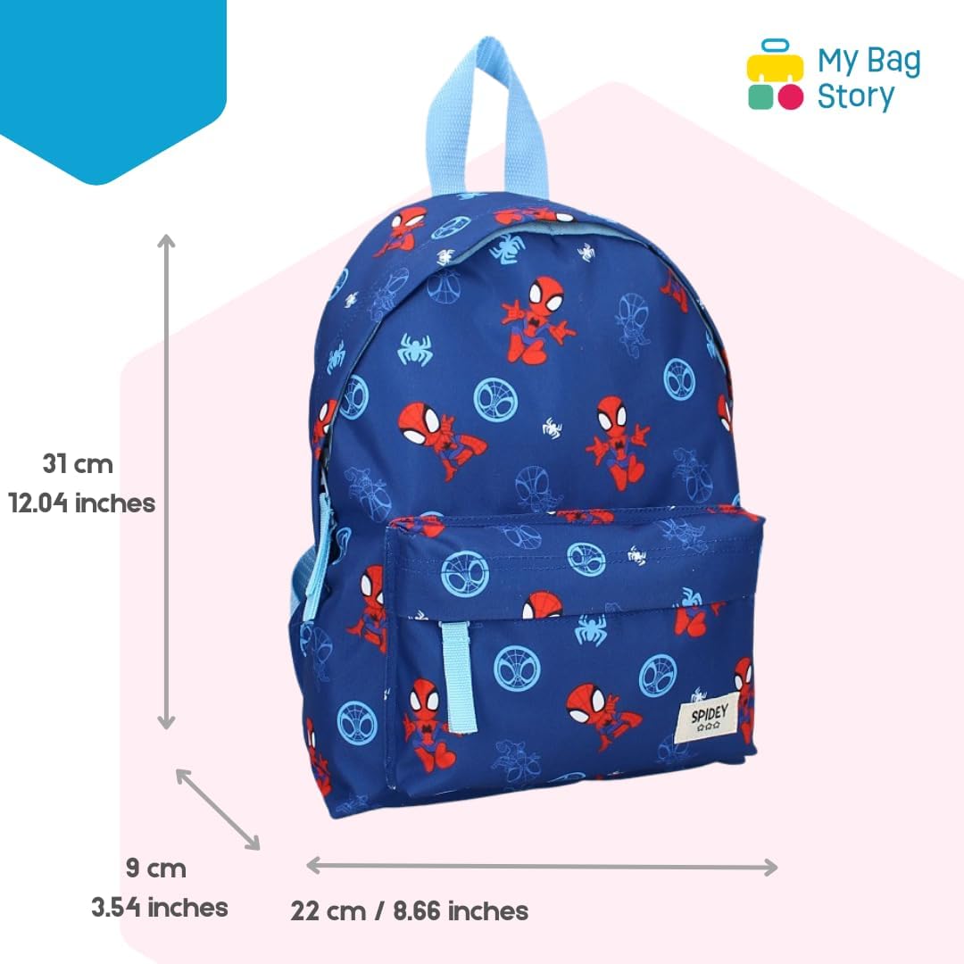Sac à dos Spidey Spider-Man bleu 31 cm pour école et garderie – Image 2