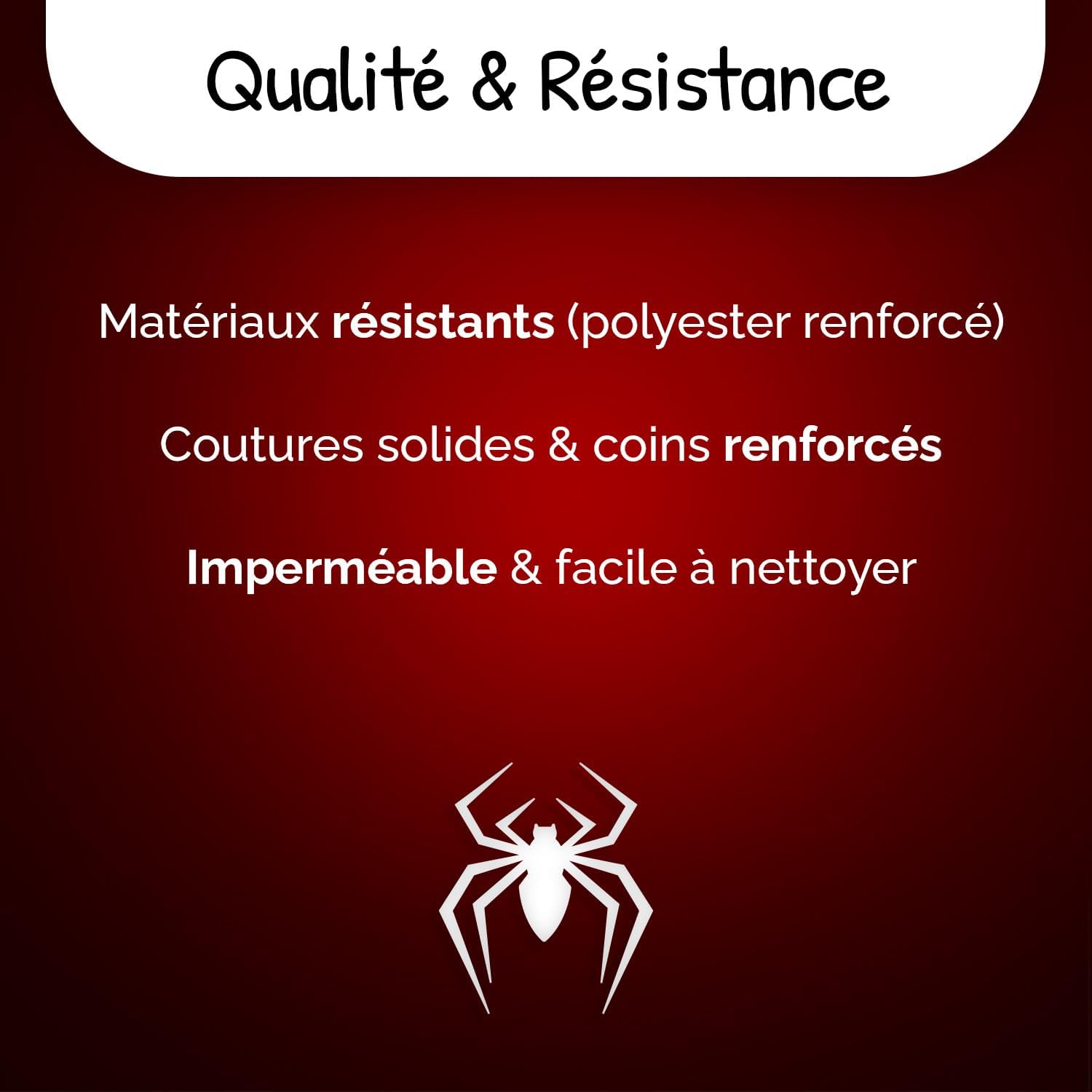 Cartable primaire Spider-Man 38 grand rangement bleu ciel et rouge – Image 6