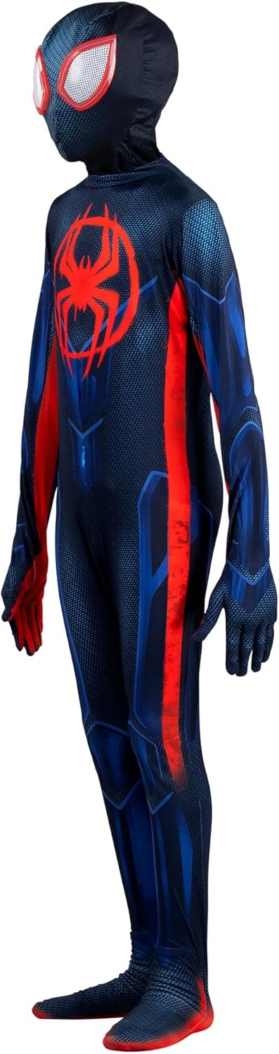 Costume Zentai Marvel Miles Morales Spider-Man avec masque amovible, style XL 42-44 – Image 5