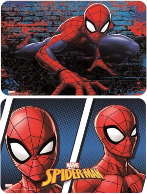 Lot de 2 sets de table Spider-Man bleus