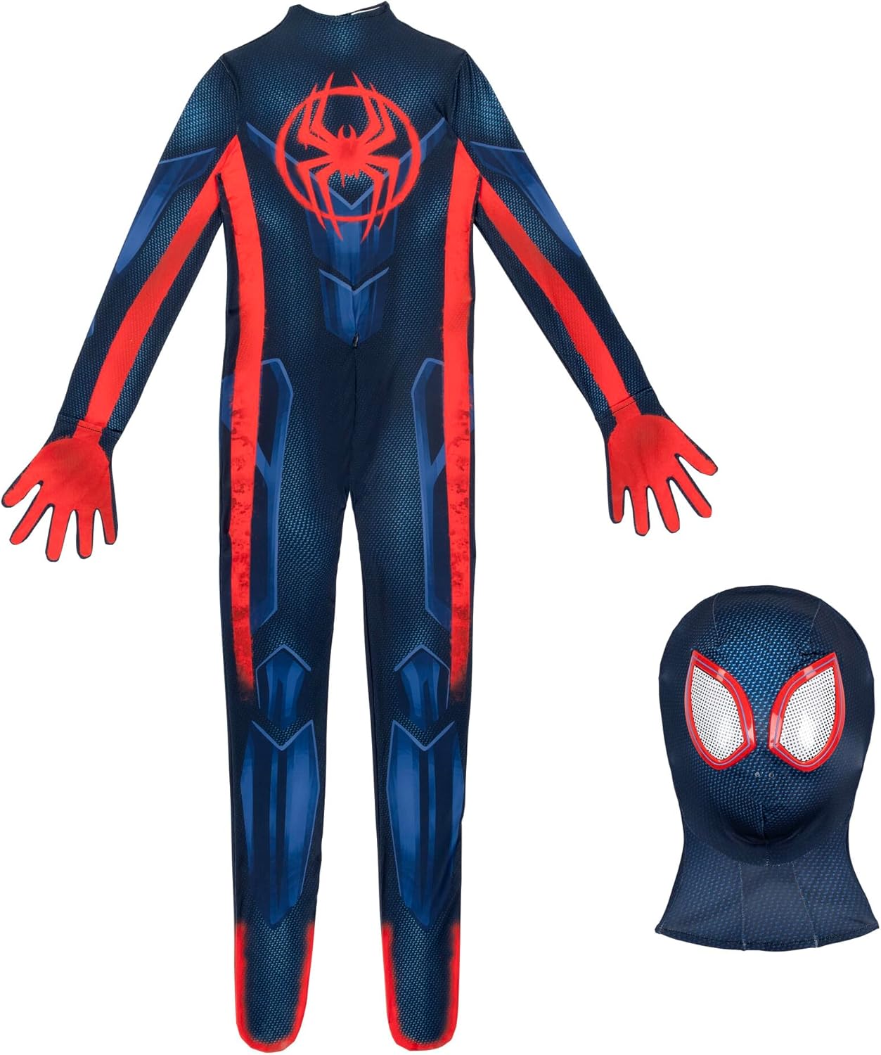 Costume Zentai Marvel Miles Morales Spider-Man avec masque amovible, style XL 42-44 – Image 3
