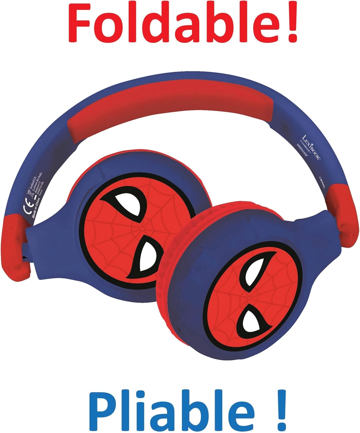 Casque audio enfant Spiderman 2-en-1 Bluetooth 5.0 et filaire Lexibook – Image 4