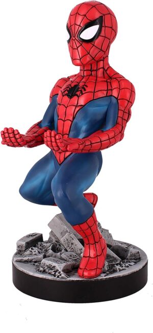 Support Marvel Spider-Man pour téléphone et manette avec figurine 20,3 cm