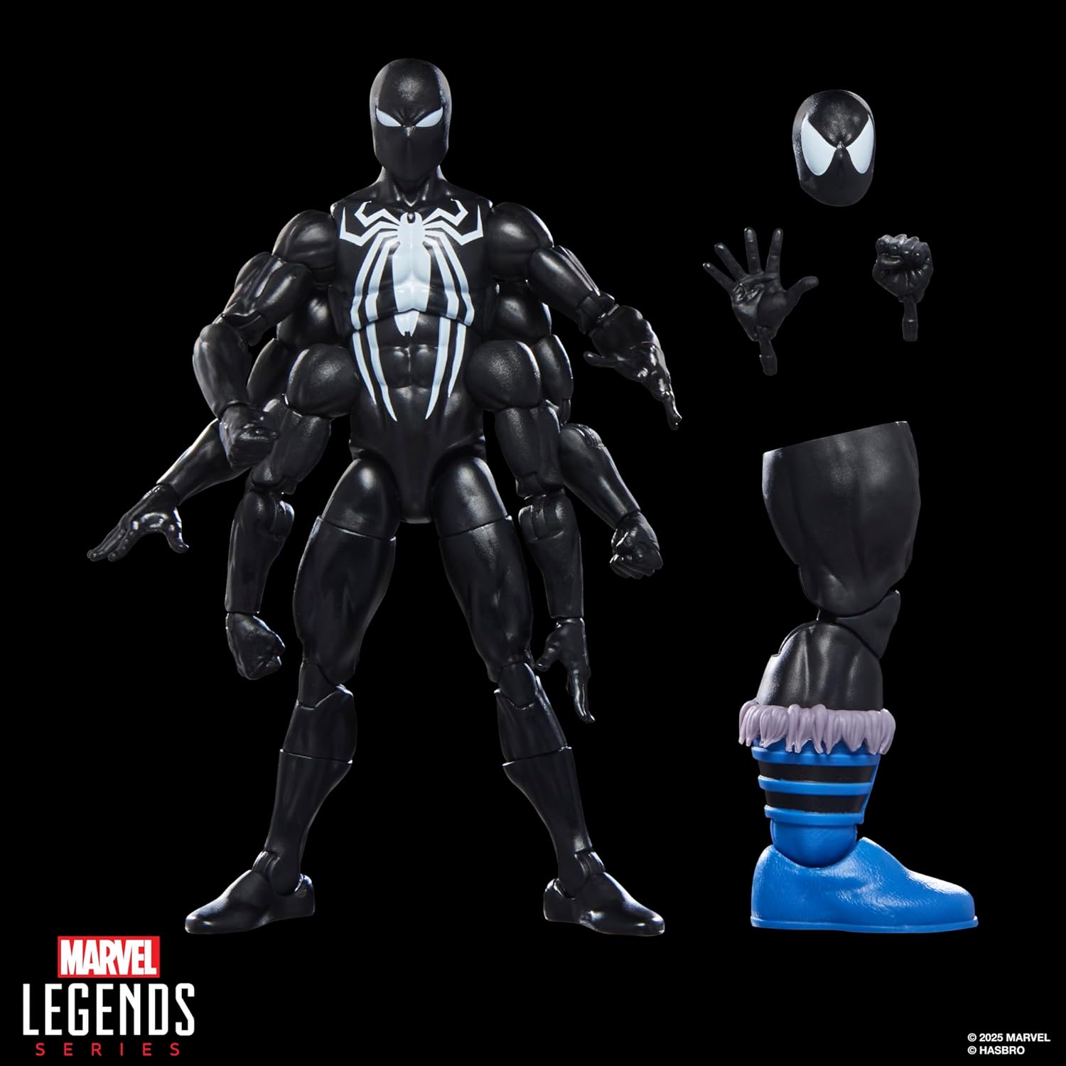 Figurine Marvel Legends Spider-Man Dark Avengers avec 3 accessoires – Image 6