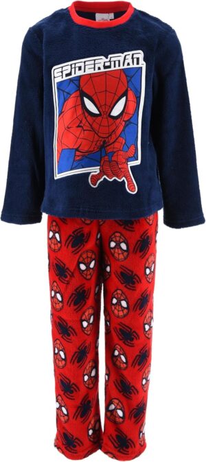 Pyjama long Marvel Spiderman en polaire, ensemble 2 pièces garçon