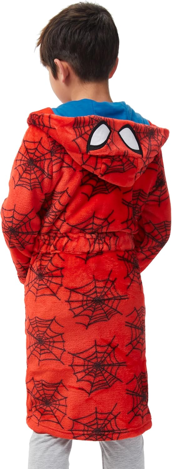 Robe de chambre Spiderman Marvel à capuche pour garçon – Image 4
