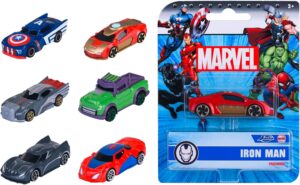 Voiture Marvel Spider-Man en métal à roue libre, modèle aléatoire 7 cm