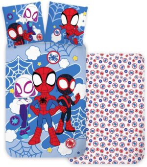 Parure de lit Spider-Man Spidey 100% coton, 2 pièces