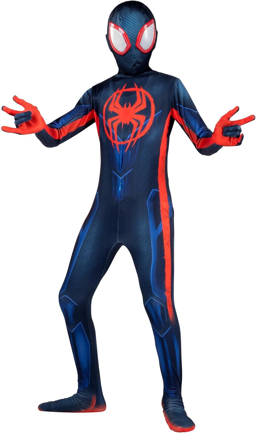 Costume Zentai Marvel Miles Morales Spider-Man avec masque amovible, style XL 42-44 – Image 7