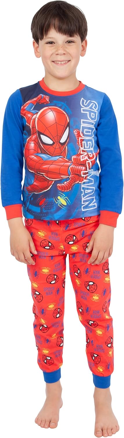 Ensemble garçon Marvel Spiderman avec robe de chambre à capuche – Image 3