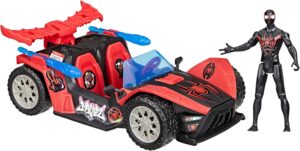 Marvel Spider-Man Miles Morales avec bolide de course Remix VenomVersus