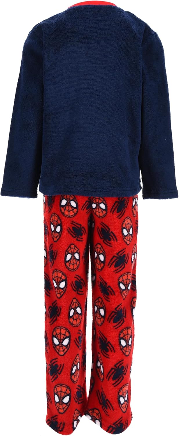 Pyjama long Marvel Spiderman en polaire, ensemble 2 pièces garçon – Image 2