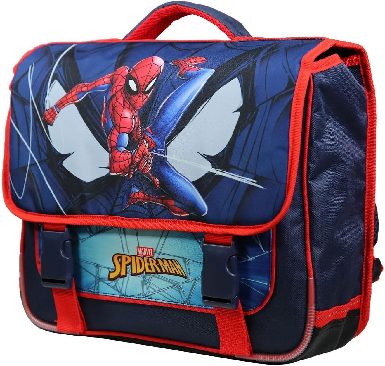 Cartable Marvel Spider-Man bleu 38 cm à 2 compartiments – Image 2