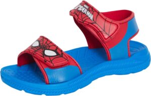 Claquettes Spider-Man Marvel pour garçons en EVA, 2 sangles réglables