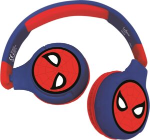 Casque audio enfant Spiderman 2-en-1 Bluetooth 5.0 et filaire Lexibook