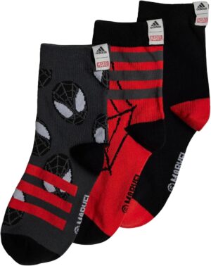 Lot de 3 chaussettes garçon adidas Marvel Spider-Man longueur classique