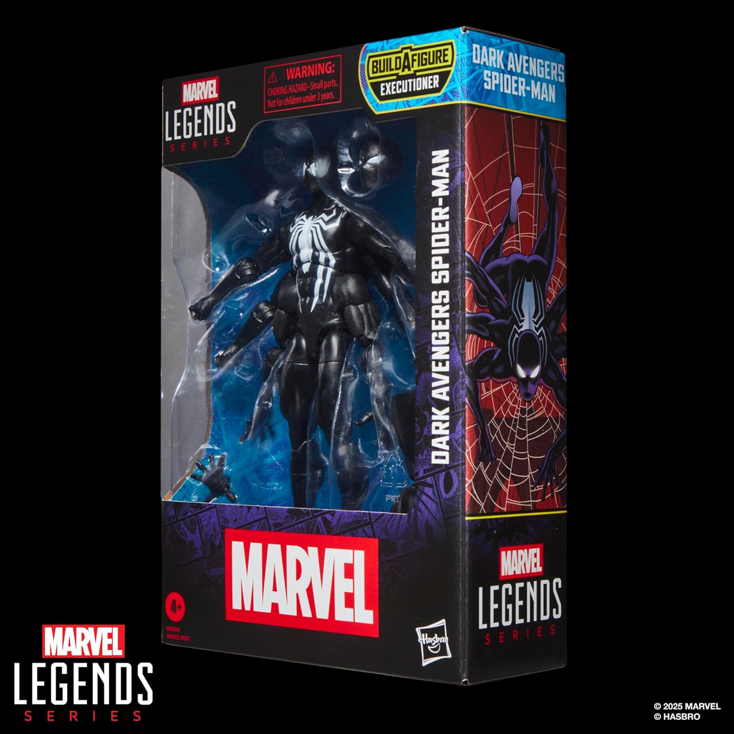 Figurine Marvel Legends Spider-Man Dark Avengers avec 3 accessoires – Image 2