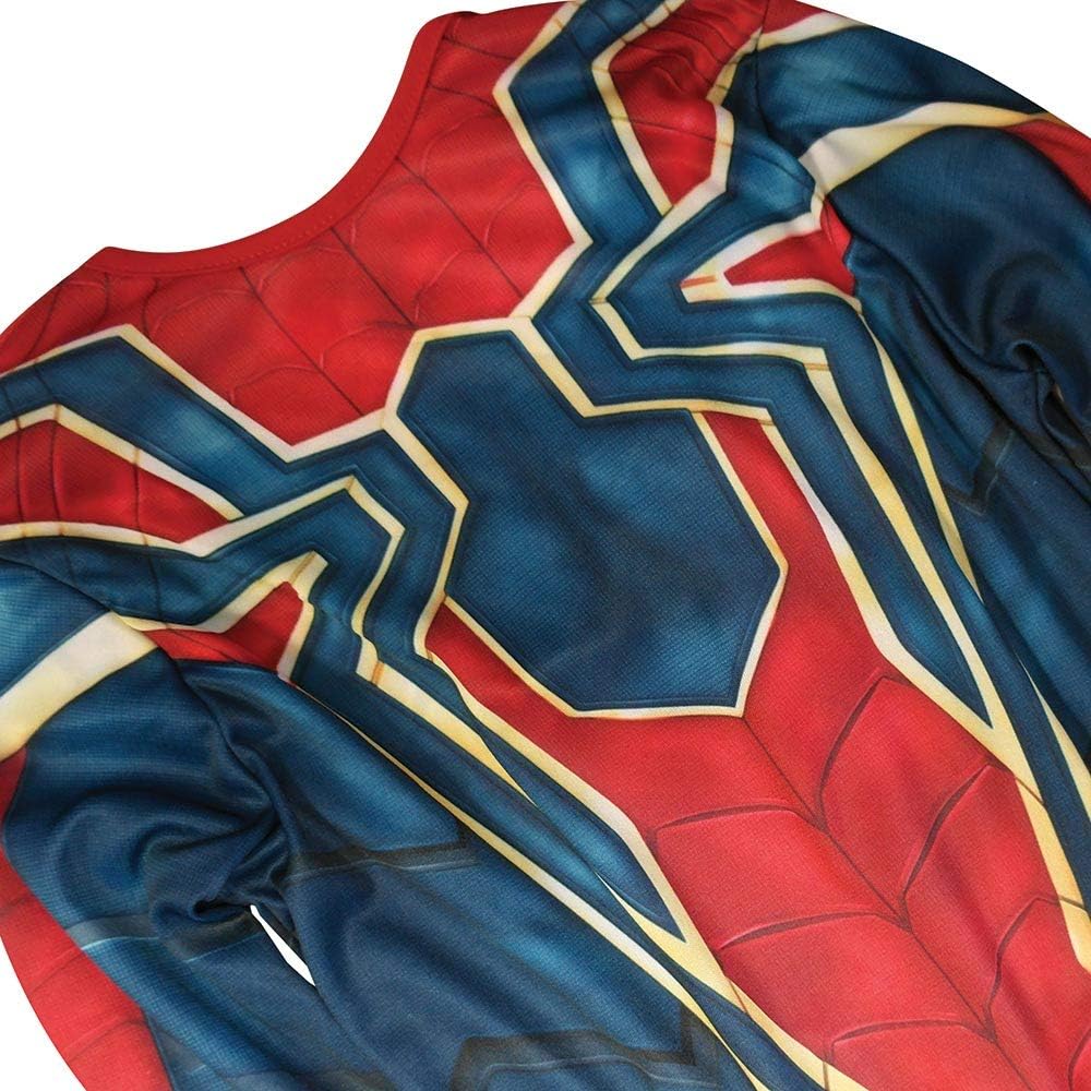 Costume enfant Iron Spider Avengers avec cagoule et couvre-bottes – Image 3