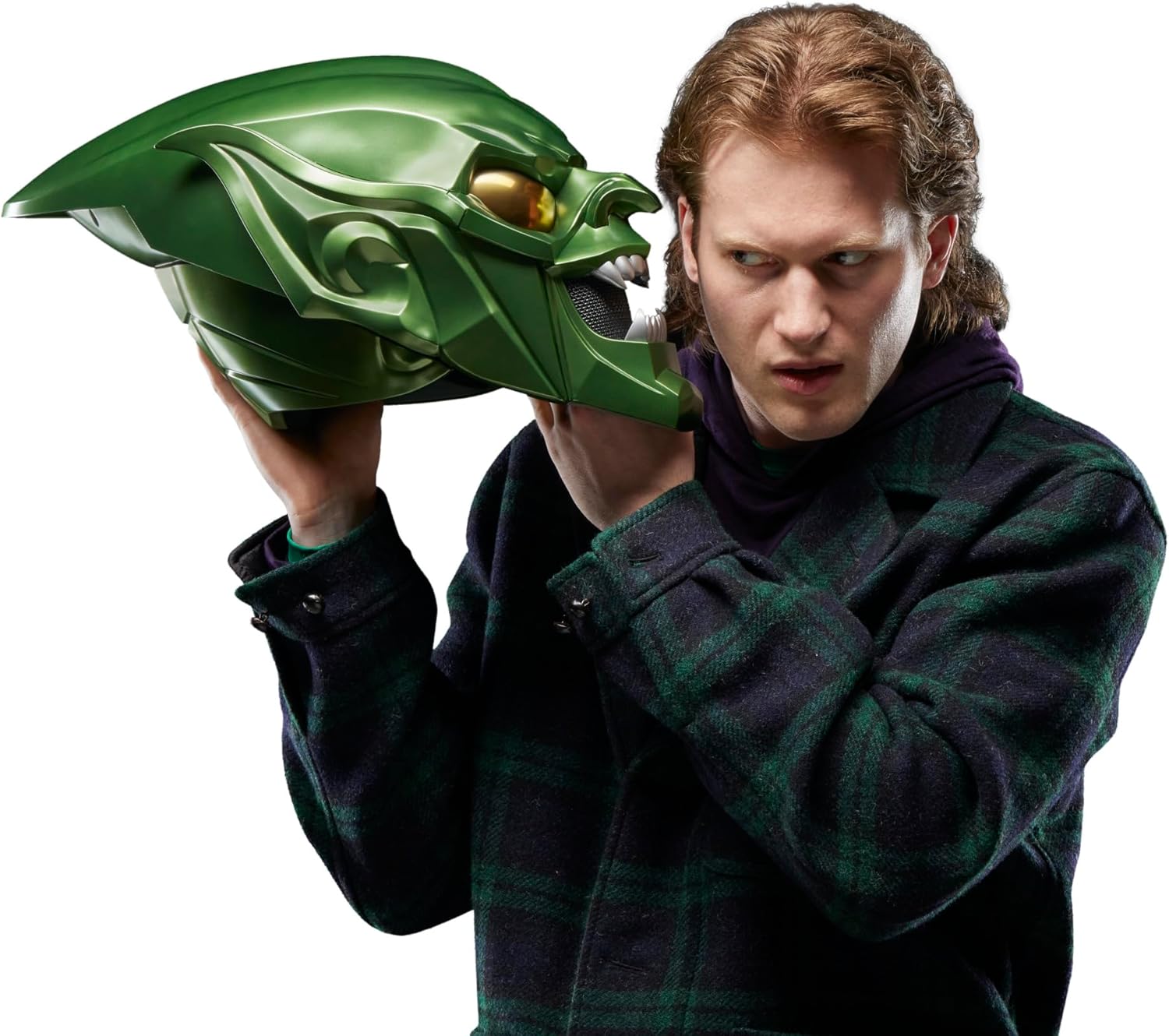 Casque de cosplay Green Goblin Marvel Legends Series pour adulte, Spider-Man: No Way Home – Image 4