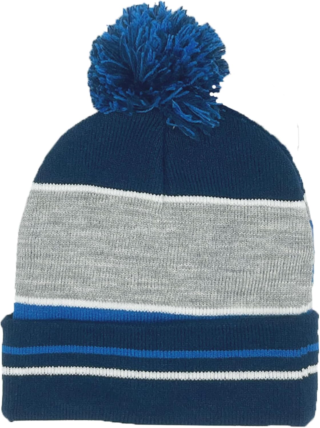 Bonnet Marvel Spider-Man bleu marine et blanc avec pompon bleu – Image 2