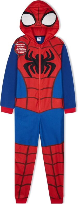 Kigurumi Marvel Spiderman polaire à capuche pour garçon