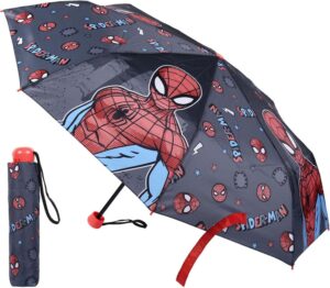 Parapluie enfant Marvel Spiderman Black à poignée ergonomique