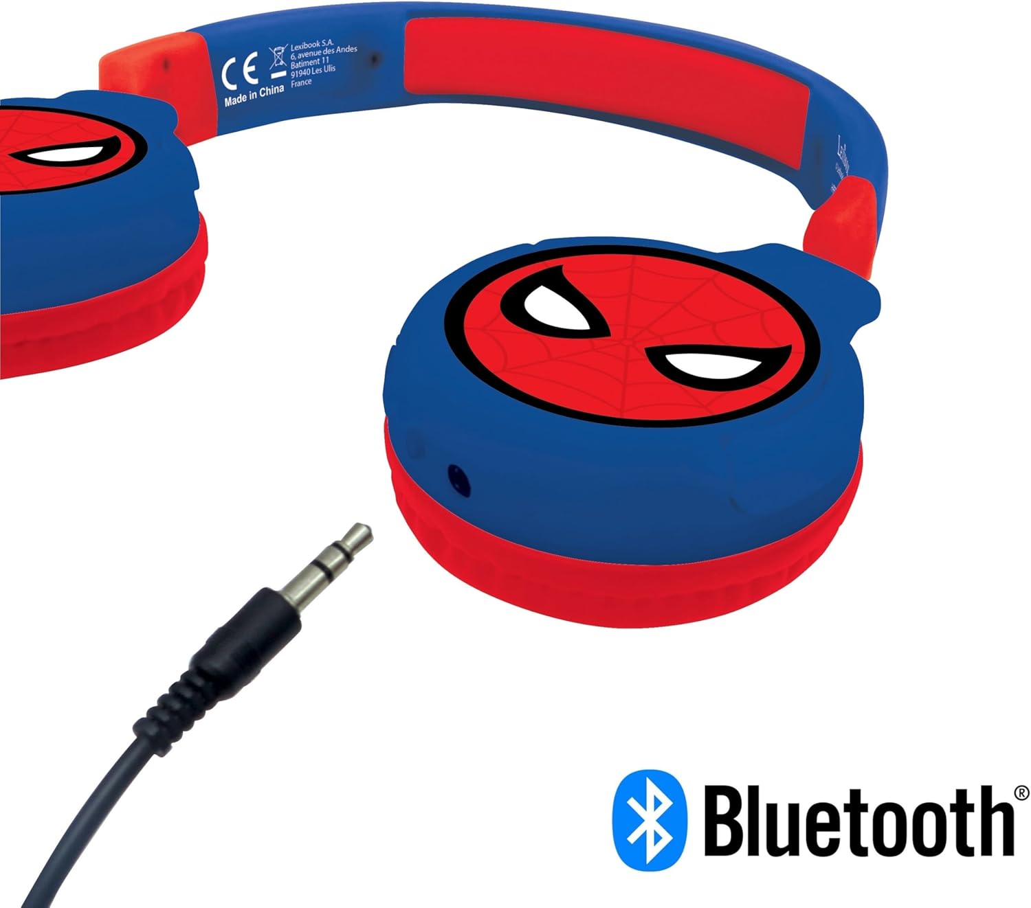 Casque audio enfant Spiderman 2-en-1 Bluetooth 5.0 et filaire Lexibook – Image 2