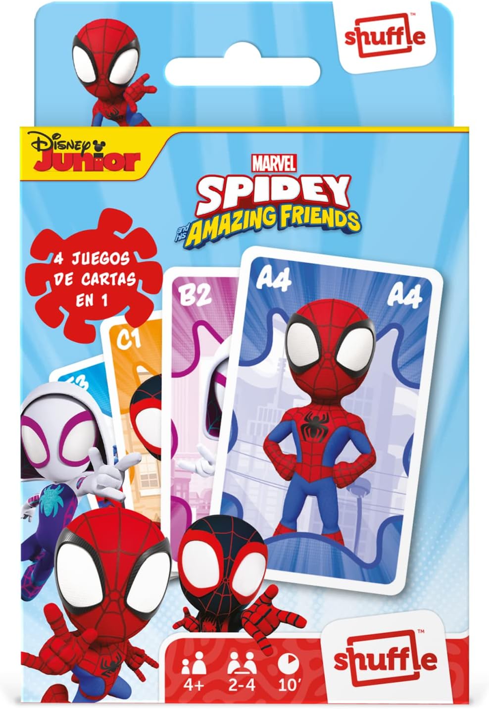 Cartes Marvel Spider-Man 4 en 1