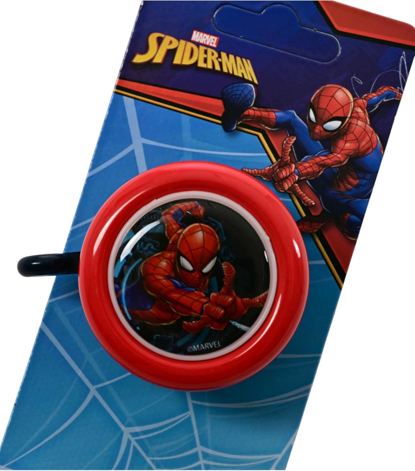 Sonnette de vélo Spider-Man pour enfants avec vis de fixation – Image 2