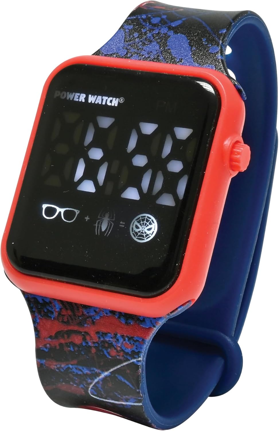 Montre digitale Spider-Man bleu/rouge affichage 12/24h – Image 7